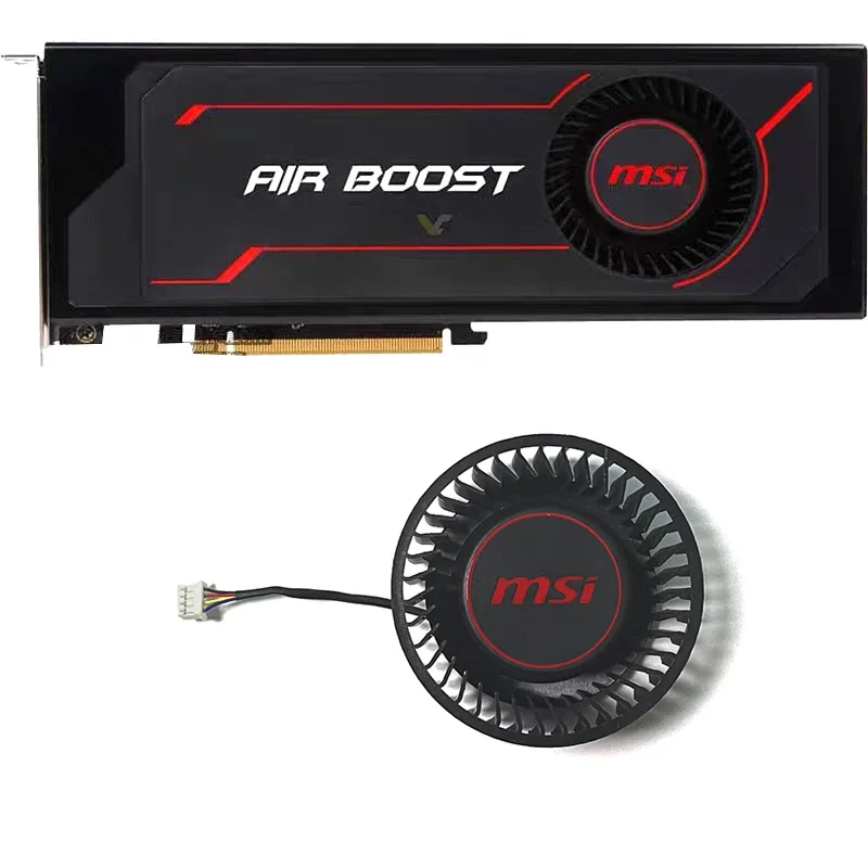 PLB07525B12HH 4PIN 12V VEGA56 for MSI RX Vega 56 64 Air Boost 8G OC public graphics card turbo cooling fan