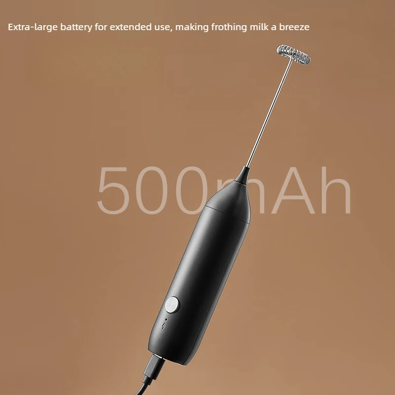 Mini Portable Electric Milk Frother, Wireless Coffee Foam Maker & Whisk for Home, Long Battery Life Easy-Clean Durable Durable - view 5