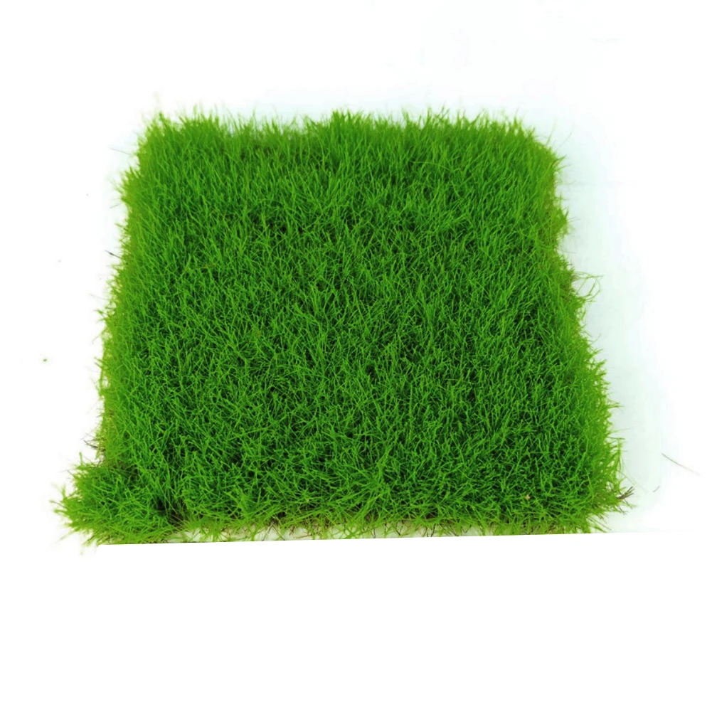 11.5*1.5cm Miniature Fake Grass Mats For DIY Fairy Garden & Dollhouse Decor  Artificial Grassland Simulation Moss Lawn