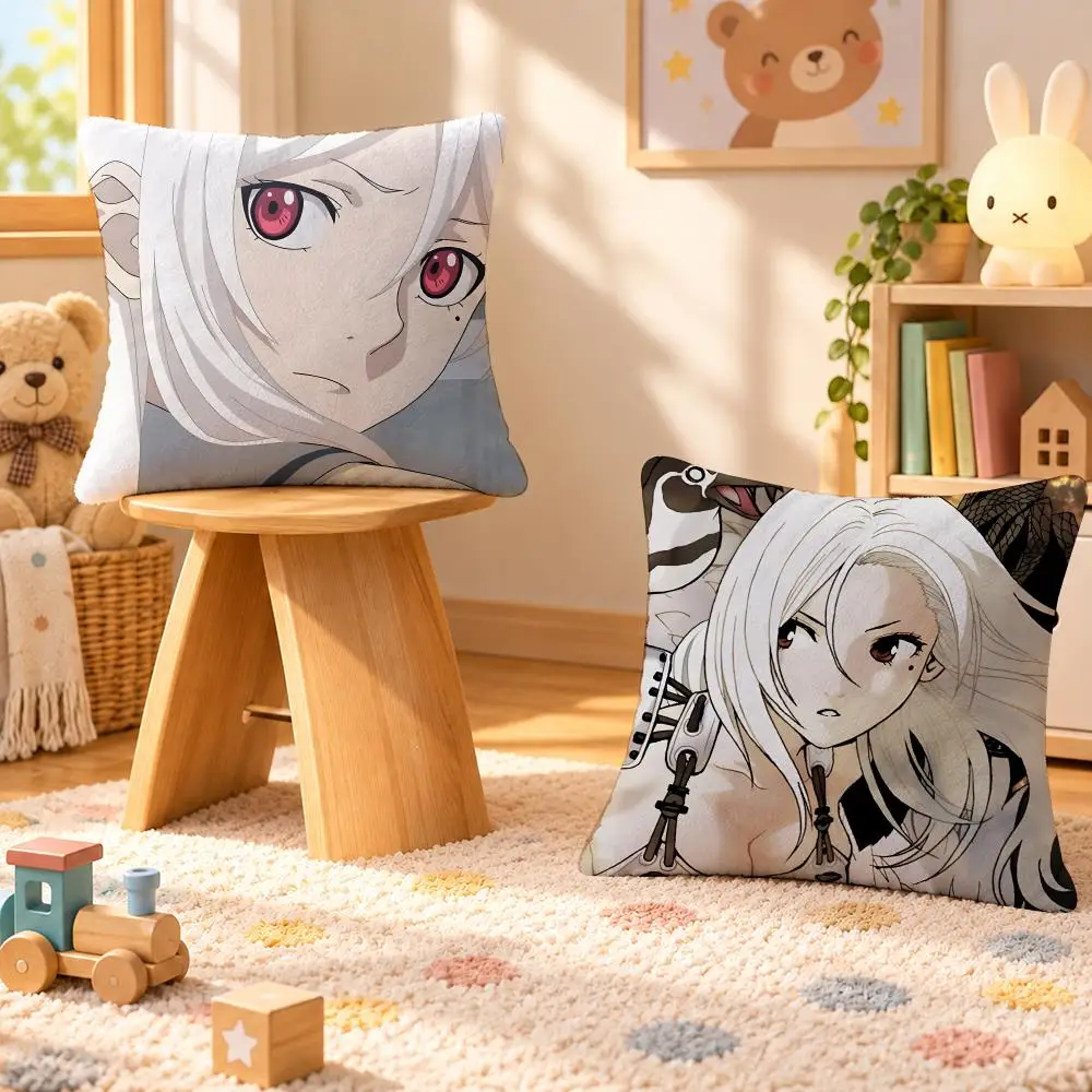 Anime Tokyo ESP Supernatural Action Cushion Cover Personalized Decorative Living Room Home Sofa Bedroom Office Car Decor