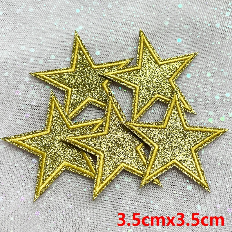 5 Stück Funkelnde Stern-Aufnäher zum Aufbügeln mit Glitzer-Pailletten für Jeanswesten, Funkelndes Kawaii-Style-Accessoire, DIY-Geschenke – Detail 33