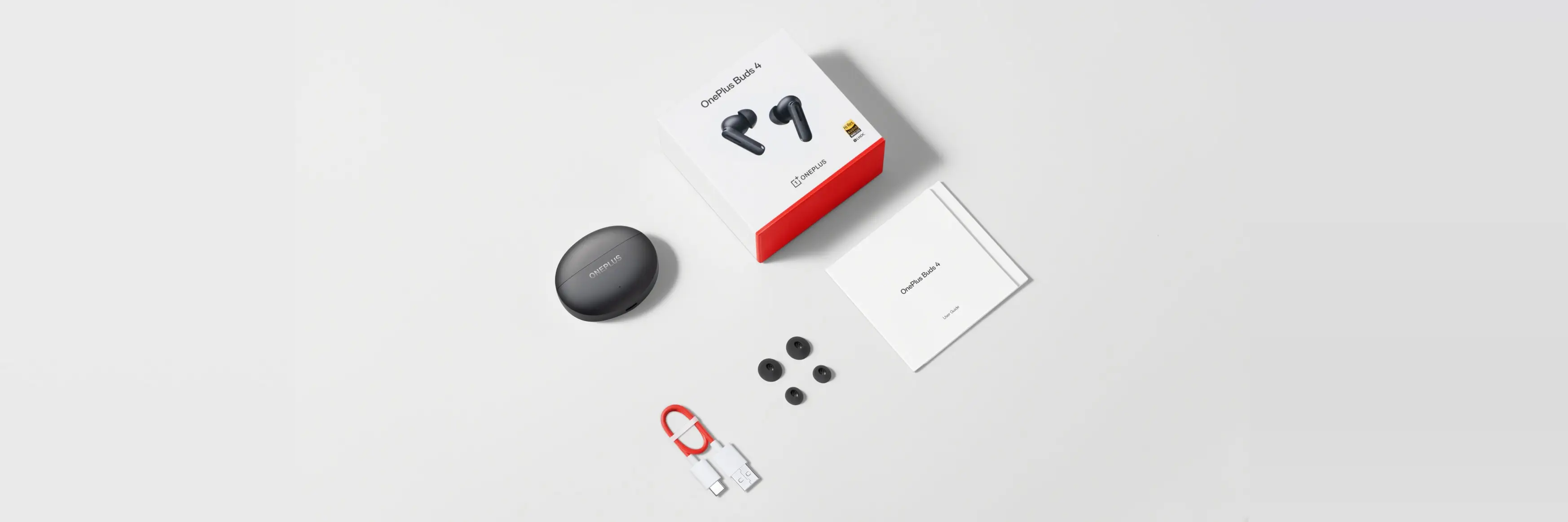 OnePlus Buds 4 Wireless Earphones Global Version 55dB Noise Cancellation Portable Earbuds LHDC 5.0 Bluetooth 5.4