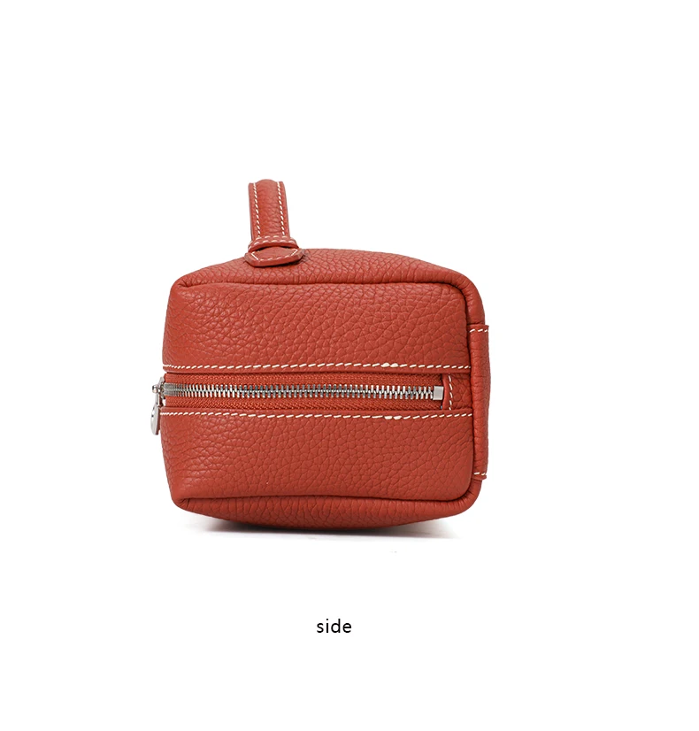 Aidanni Echtleder-Lunchbag für Damen, 2026 Neue Mini Tragbare Kosmetiktasche mit Reißverschluss, Aufbewahrungs- und Reise-Toilettentasche – Detail 13