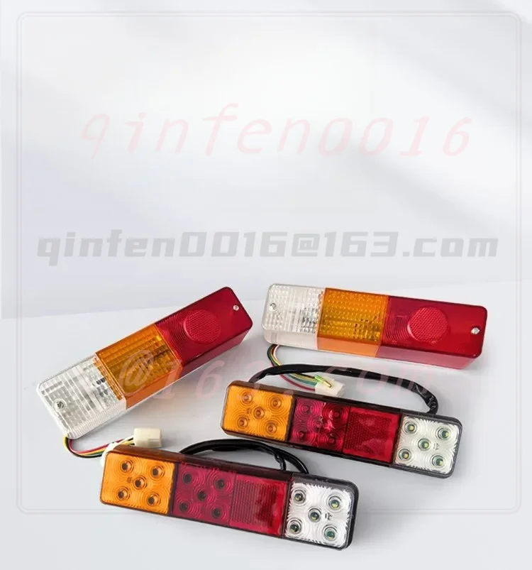 For Heli Forklift LED Three Color Rear Combination Light 12V/24V Reverse Brake Turn Signal Tail Lamp