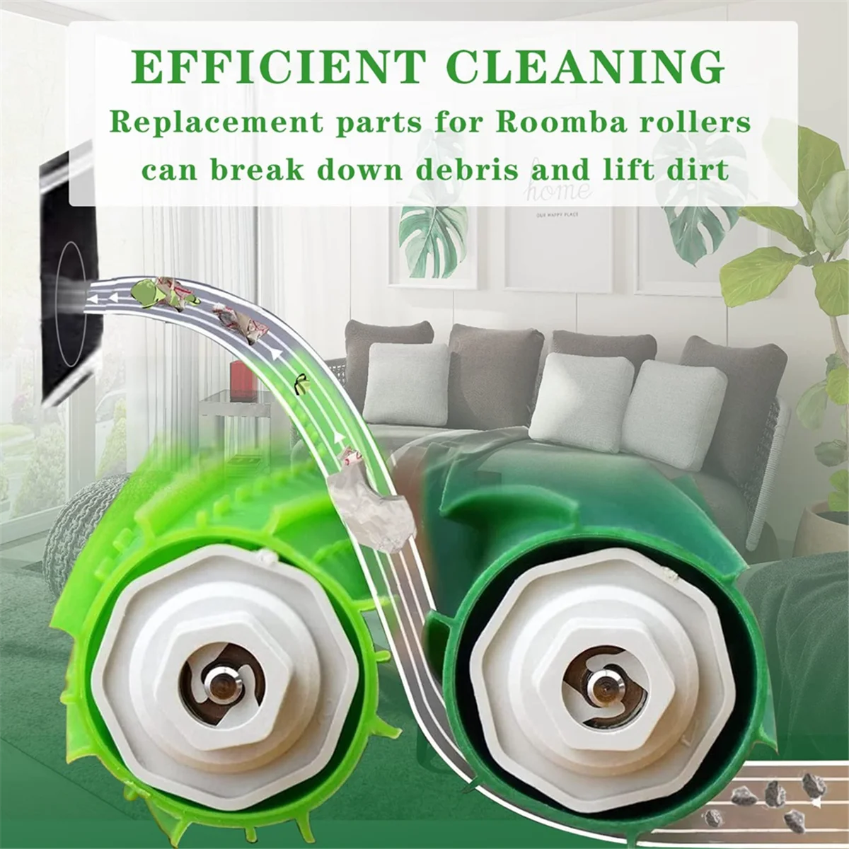 كاسحة الجانب الرئيسي فرشاة فلتر Hepa كيس لجميع الغبار ل I3 I4 I6 I7 I8 J7 E5 E6 E7 جهاز آلي لتنظيف الأتربة استبدال أجزاء