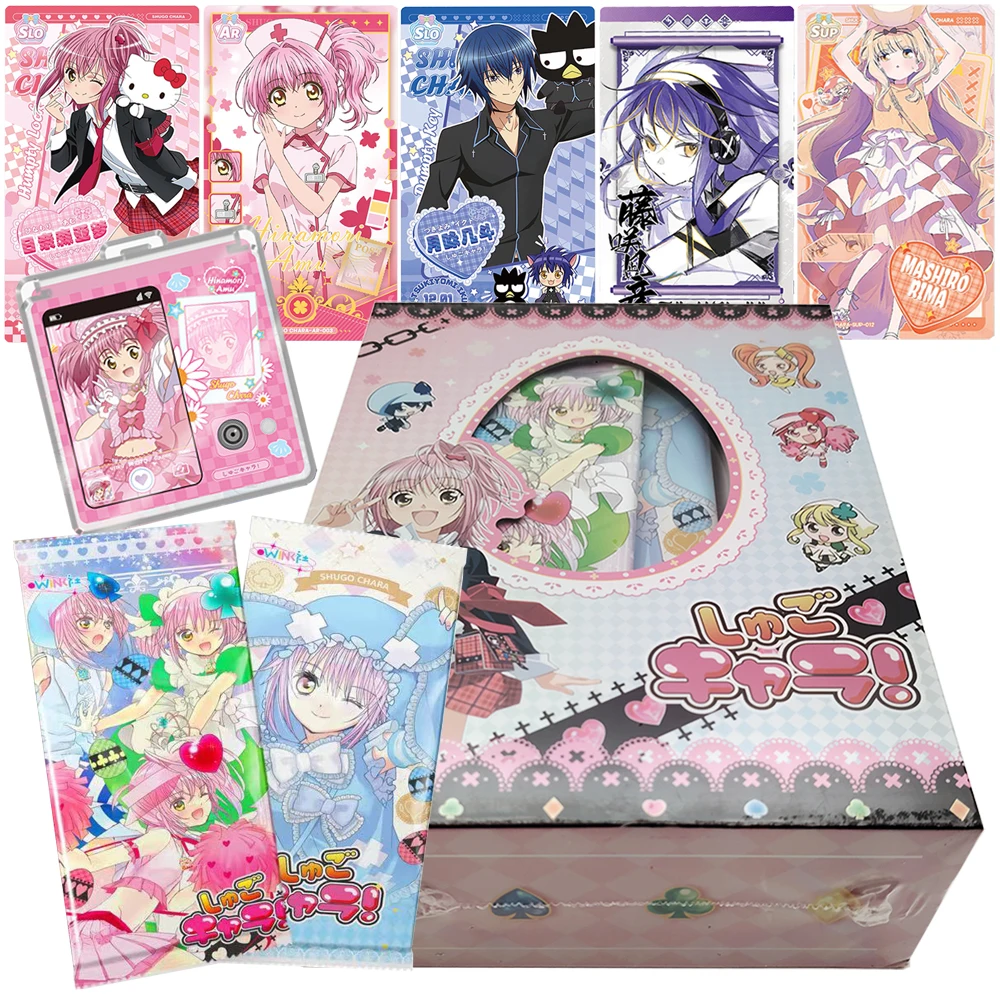 

Shugo Chara Collection Card Girls' Favorite Magic Transformation Theme Anime Exquisite Craftsmanship Enamel Card Toys for Family