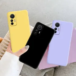 Luxury Liquid Silicone Phone Soft Case for Xiaomi Mi 12 12S 12X 12T 13 Pro Mi12 Lite NE Mi 13T Pro Mi13 Lite 5G Cover