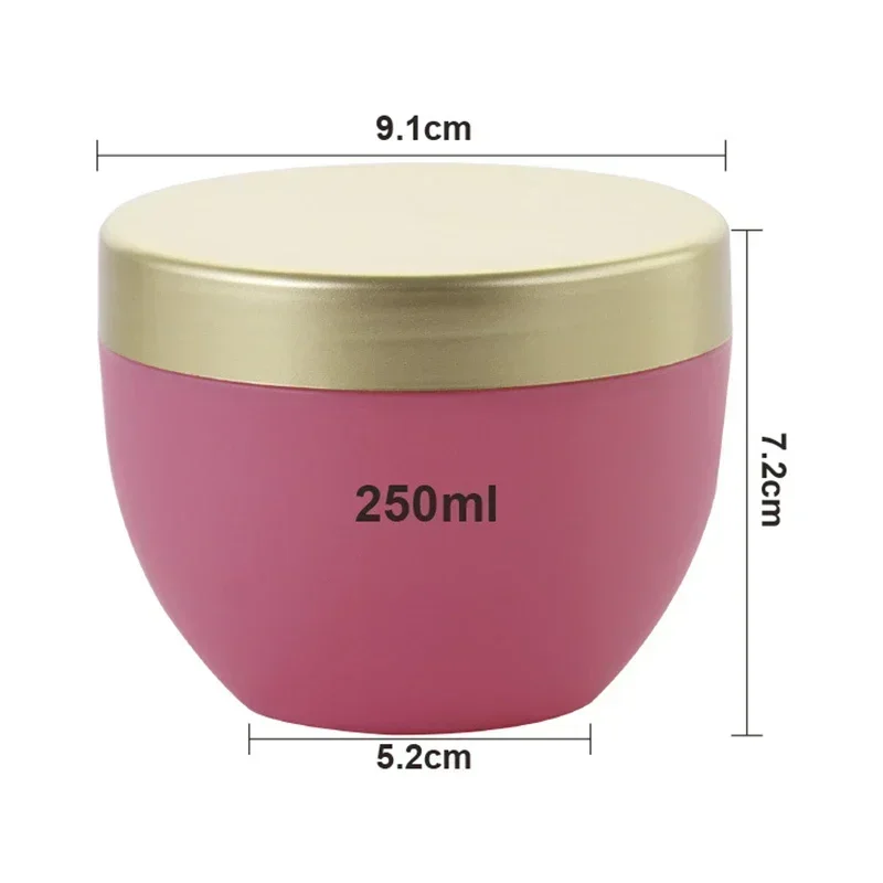 12Pcs 250g vasetto per crema vasi contenitore per trucco cosmetico bottiglia rotonda riutilizzabile vuoto crema per lozione da viaggio scatola per maschera facciale all'ingrosso