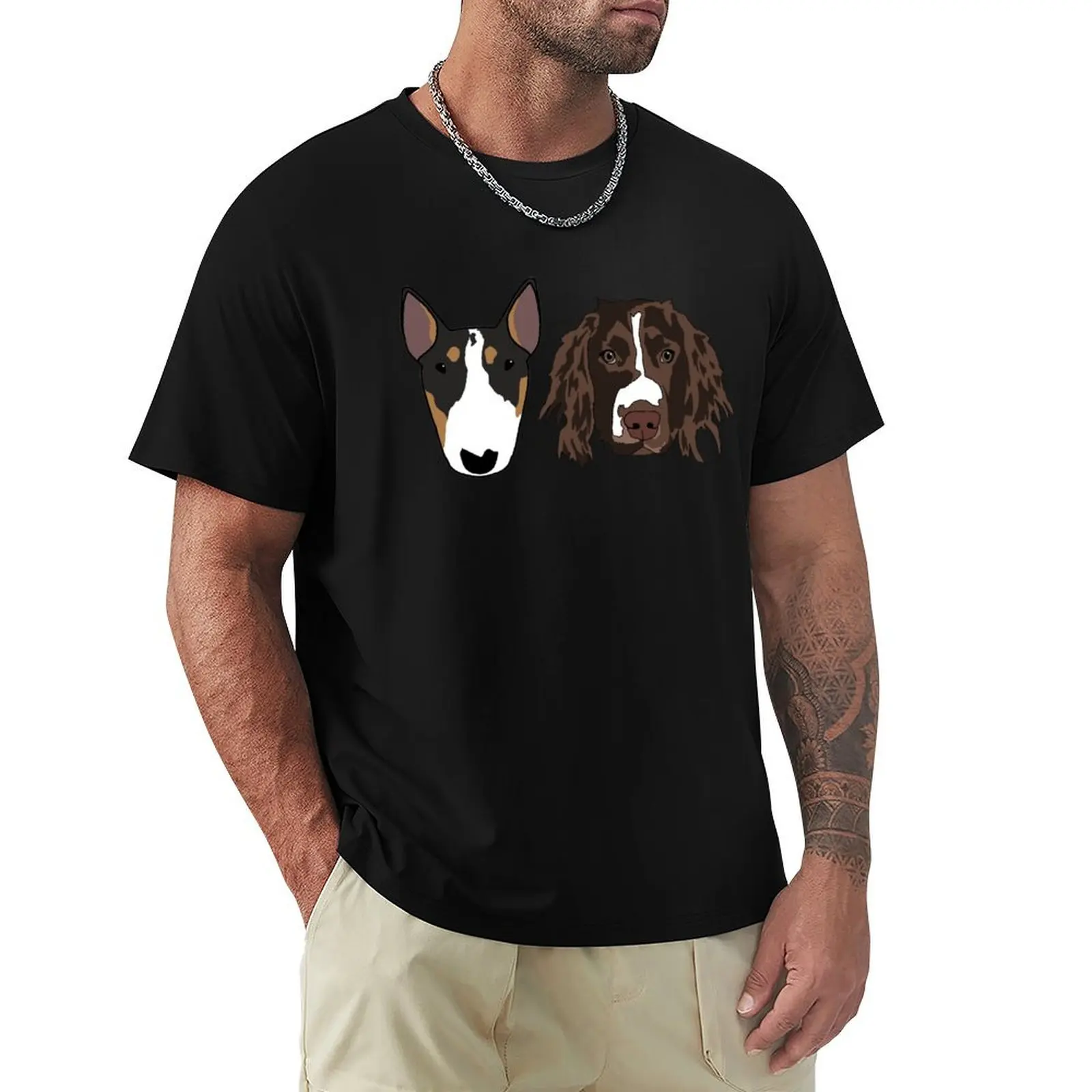 Alfie and Beckett T-Shirt Simple Print Design T-Shirt