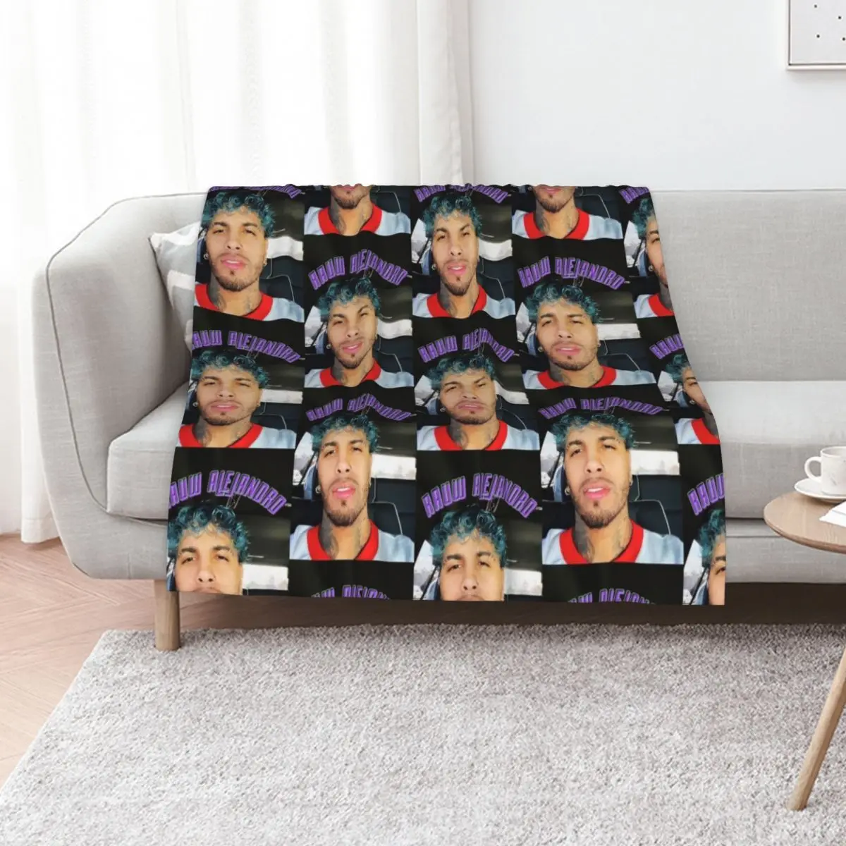 

Rauw Alejandro Throw Blanket manga Quilt decorative Luxury Brand Blankets