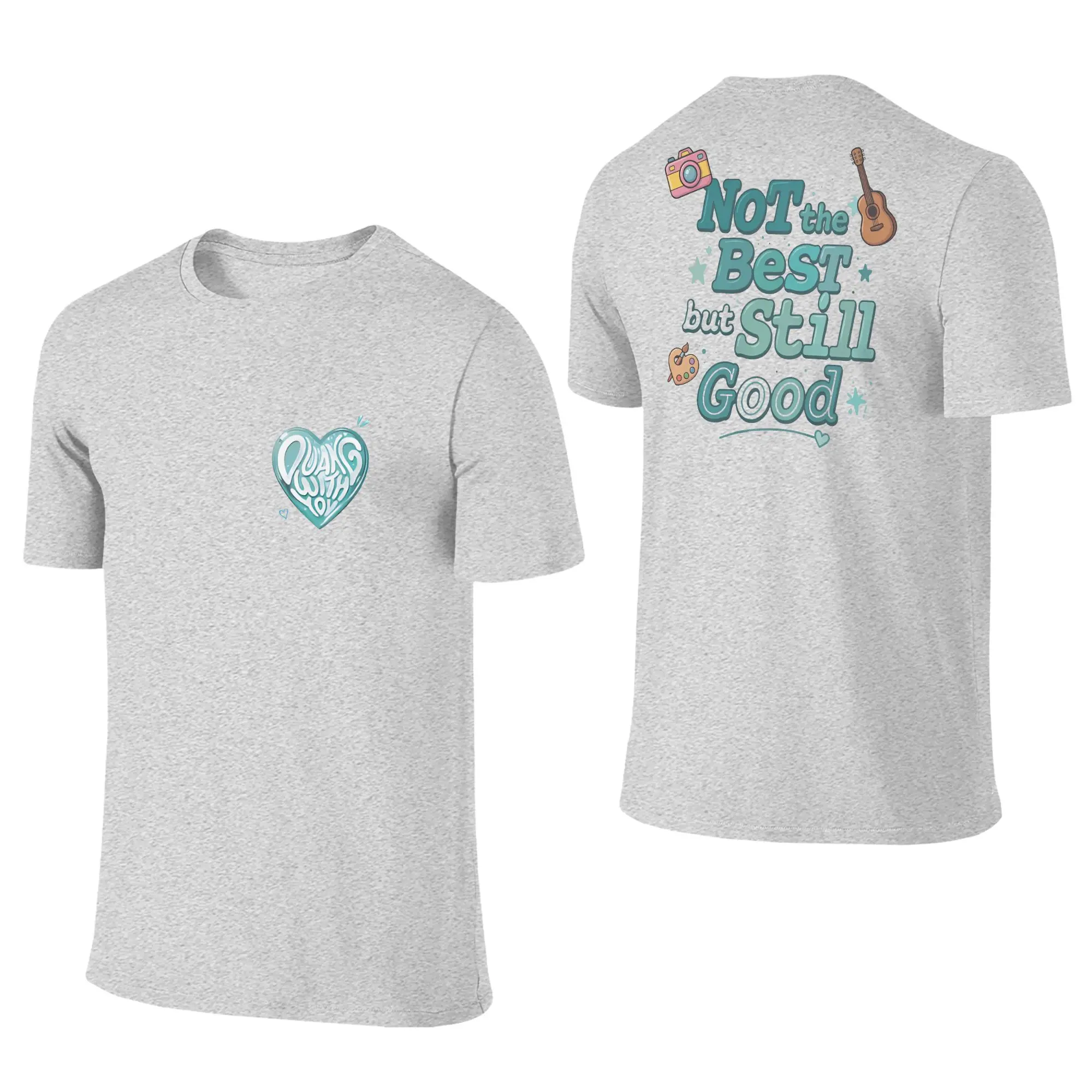 Novelty Thai BL Duang with You T-Shirt Men Round Collar Cotton T