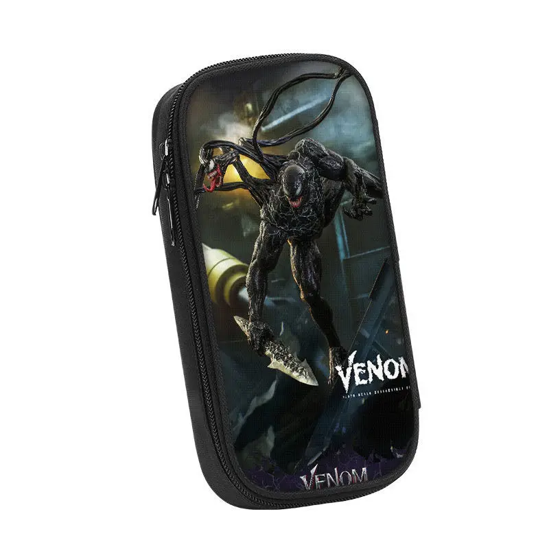 Marvel venom fashion pencil bag primary school students anime personality cartoon junior high school students pencil box gift