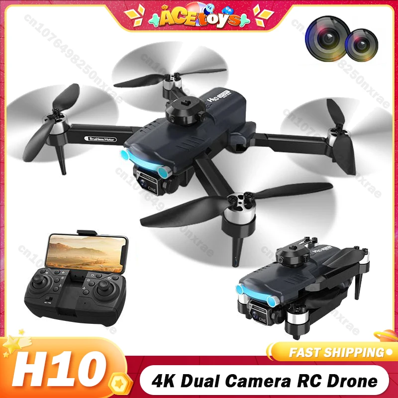 

H10 RC Drone 4K Dual Camera WIFI FPV Professional Optical Flow Foldable Quadcopter Aerial Photography Drone Helicopter Gift