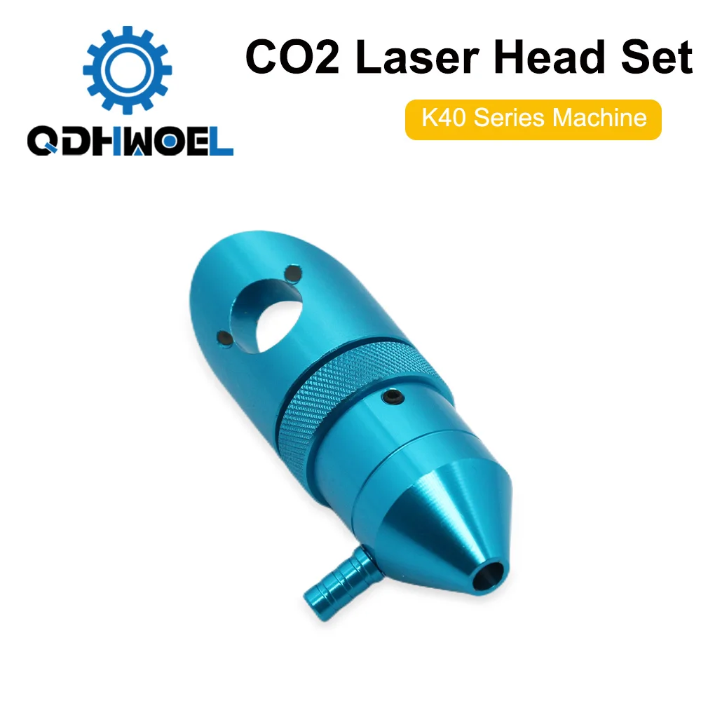 QDHWOEL QDHWOEL CO2 ليزر رئيس ، K40 سلسلة النقش بالليزر ، عدسة آلة القطع ، ضياء 15 ، 18 مللي متر ، البعد البؤري 50.8 مللي متر مرآة ، 20 مللي متر