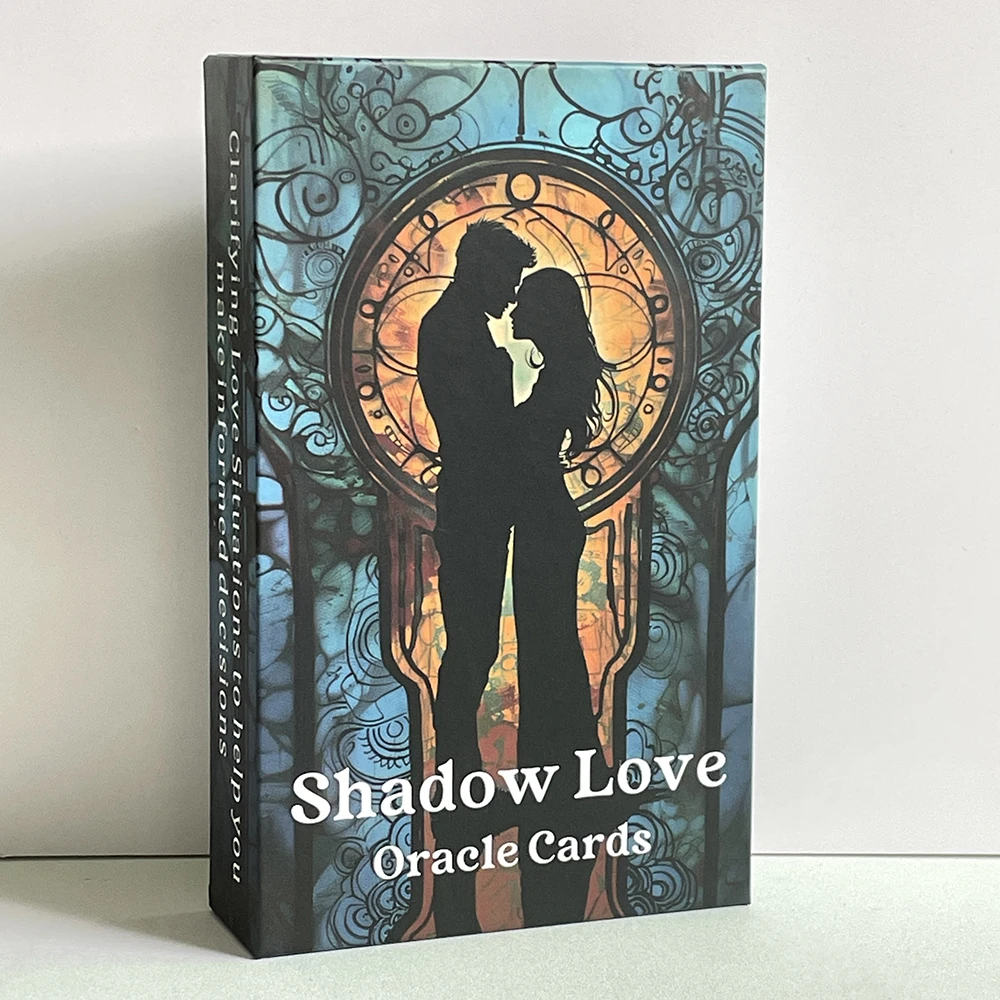 Shadow Love Tarot Board Deck Clarifying Oracle Cards 12x7cm 56-cards 400 GSM Paper Affirmation Taro Keywords