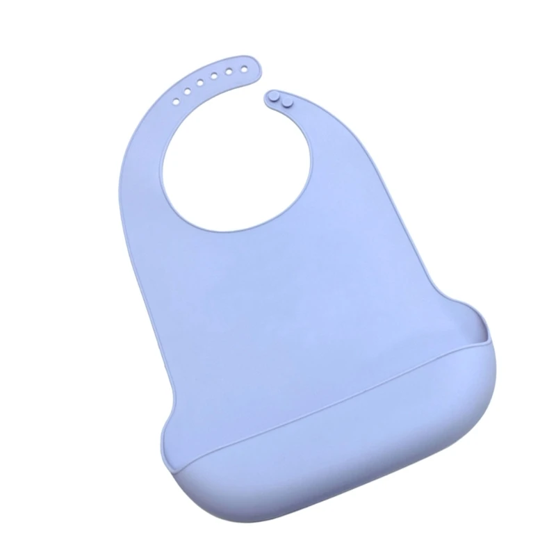 Adult Silicone Bibs Large Watertight Protections Coverage Bibs for Bath Time
