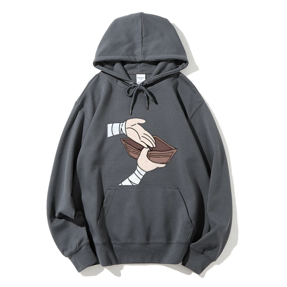 جرافيك هوديس محفظة هوديس قسط القطن جودة عالية المتضخم هوديس ملون بسيط اليد الفن شيك Y2K نمط الملابس #6