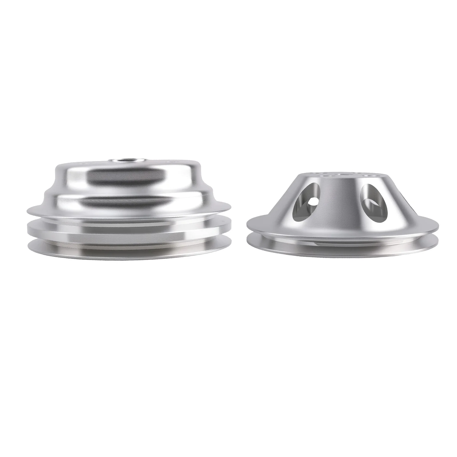 

Crankshaft Drive Set for Chevy SBC 265-400 V8 LWP 1&2 Groove Pulley Aluminum
