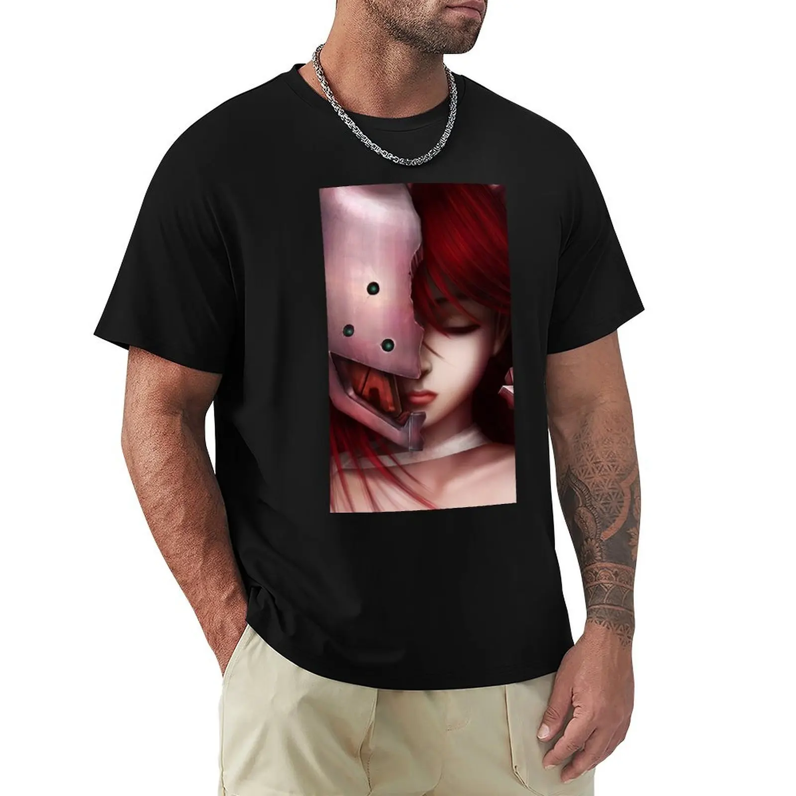 Elfen Lied Lucy T-Shirt Aesthetic clothing graphic t shirt vintage mens graphic t-shirts big and tall