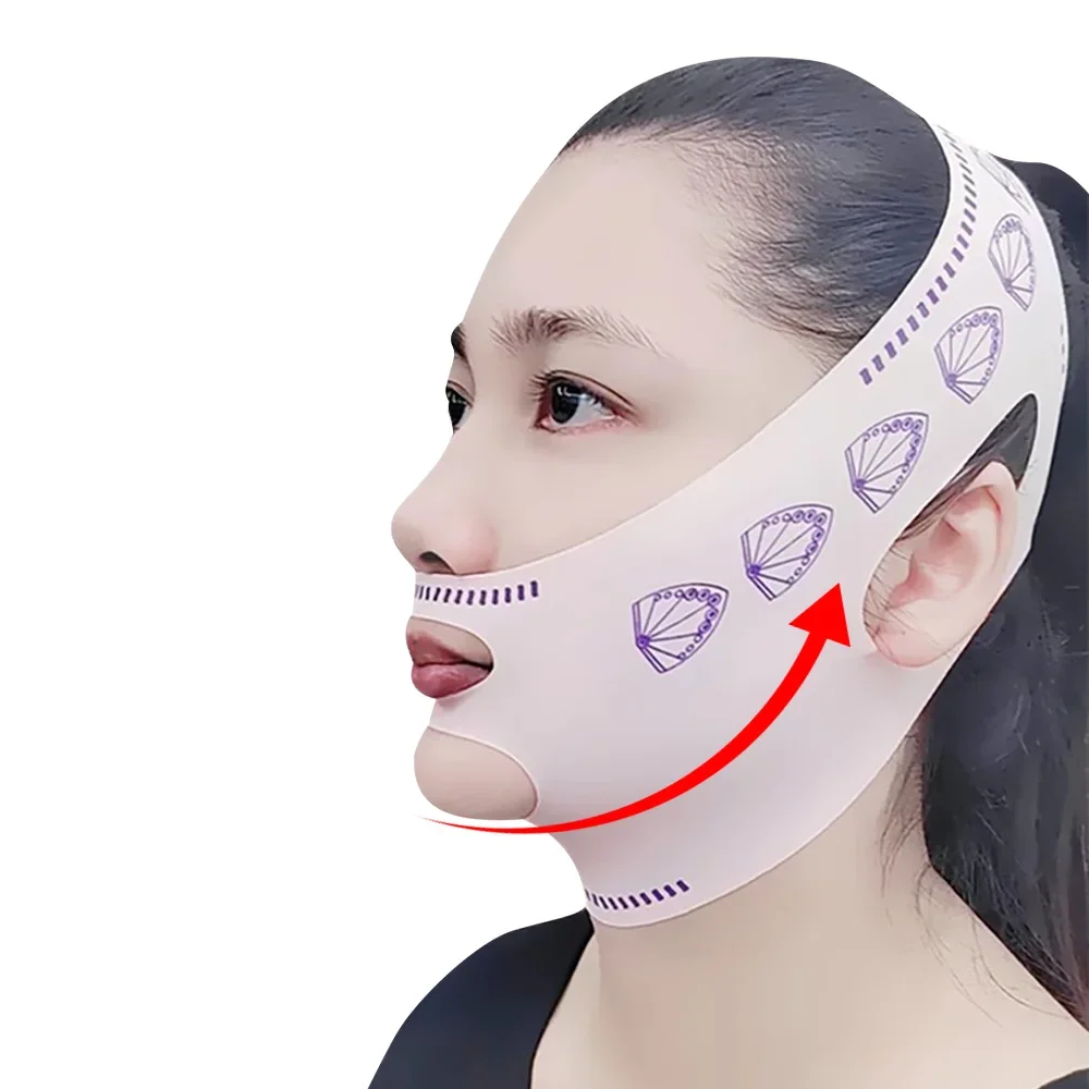 Women Face Lift Up Reduce Double Chin Lifting Firming Face-lift Mask Belt Thin Face V Shaper Facial Slimming Bandage Skin Care