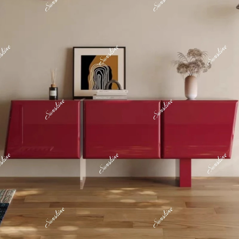 

Simple modern living room, dining side cabinet, advanced entrance entrance cabinet, paint baking TV cabinet