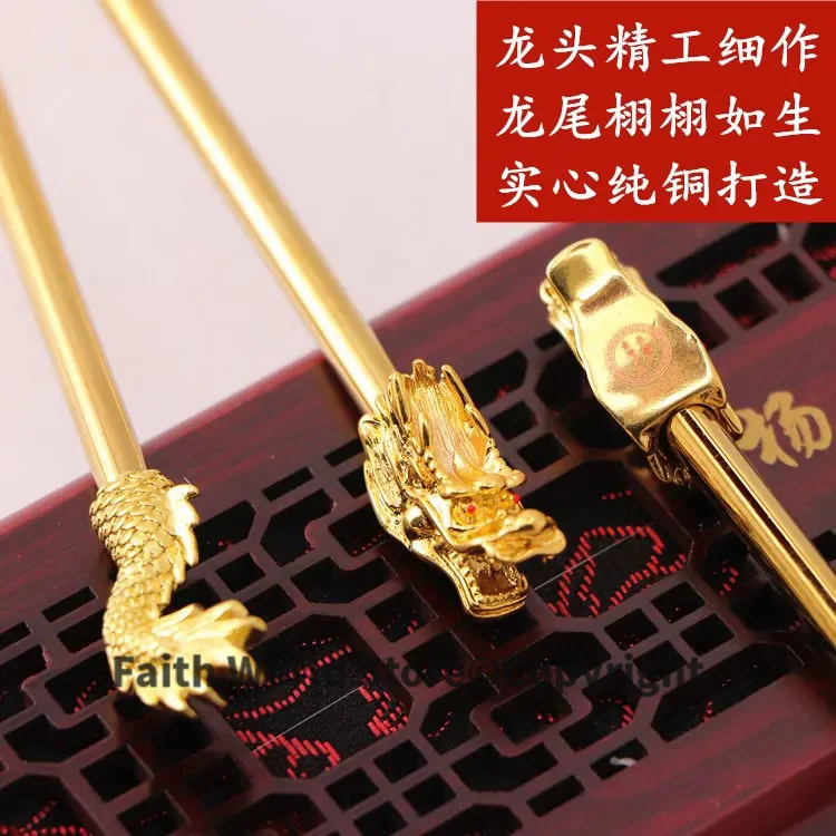 A PAIR TOP Geomantic master tool Southeast Asia efficacious Eight Diagrams FENG SHUI Compass divine dragon dowsing rod