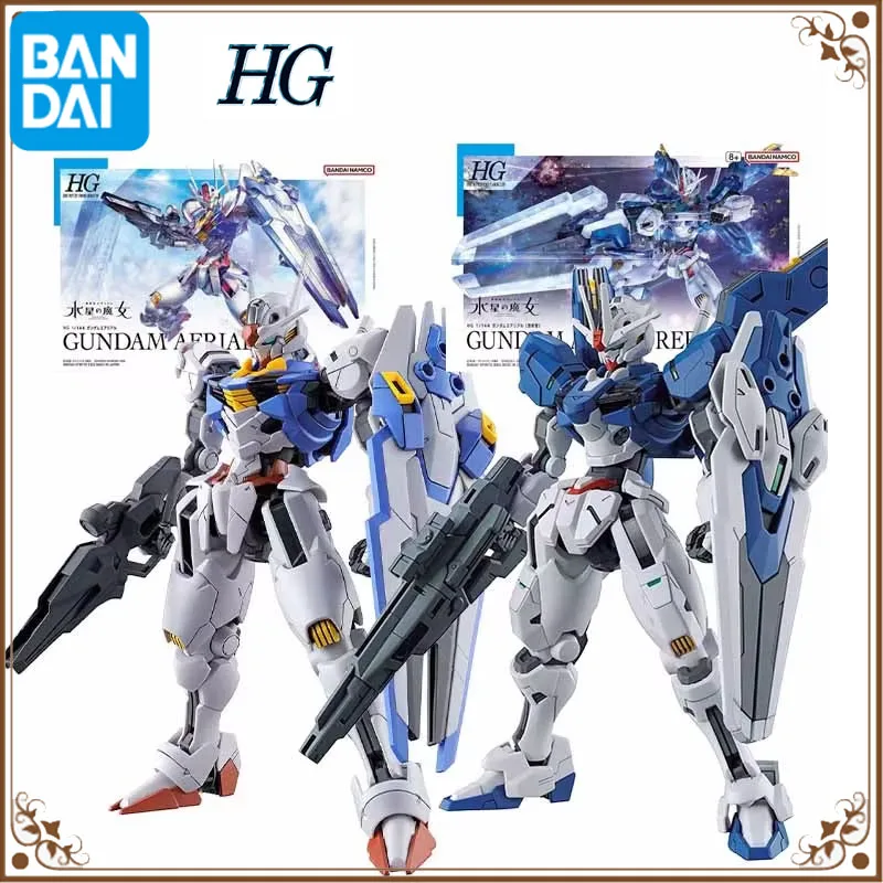 Bandai-Kit de modèle de figurine d'anime original, la sorcière de Mercury HG 1/144, Gundam ahiial