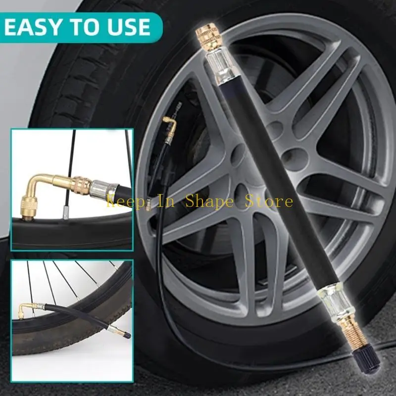 U1JC Bikes Reifenventile Verlängerungsadapter mit Reifenventile Verlängerung gesetzt