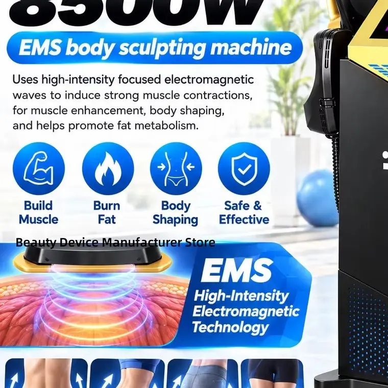 MYOslim PRO 8500W Hi-emt Slimming Machine EMS+EMT/RF NovaEMS Body Sculpting EMS Pelvic Muscle Stimulator  Salon