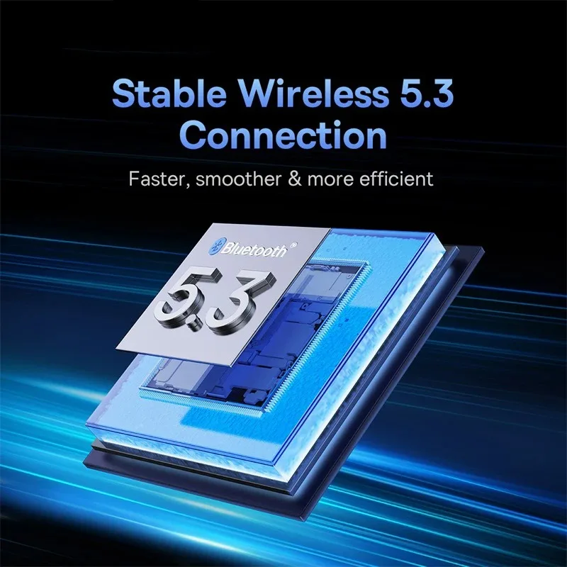 سماعات Baseus Bowie E5x سماعة لاسلكية تعمل بالبلوتوث 5.3 سماعات 2 ميكروفون للحد من الضوضاء سماعات أذن TWS مزودة بإضاءة RGB سماعة رأس منخفضة الكمون