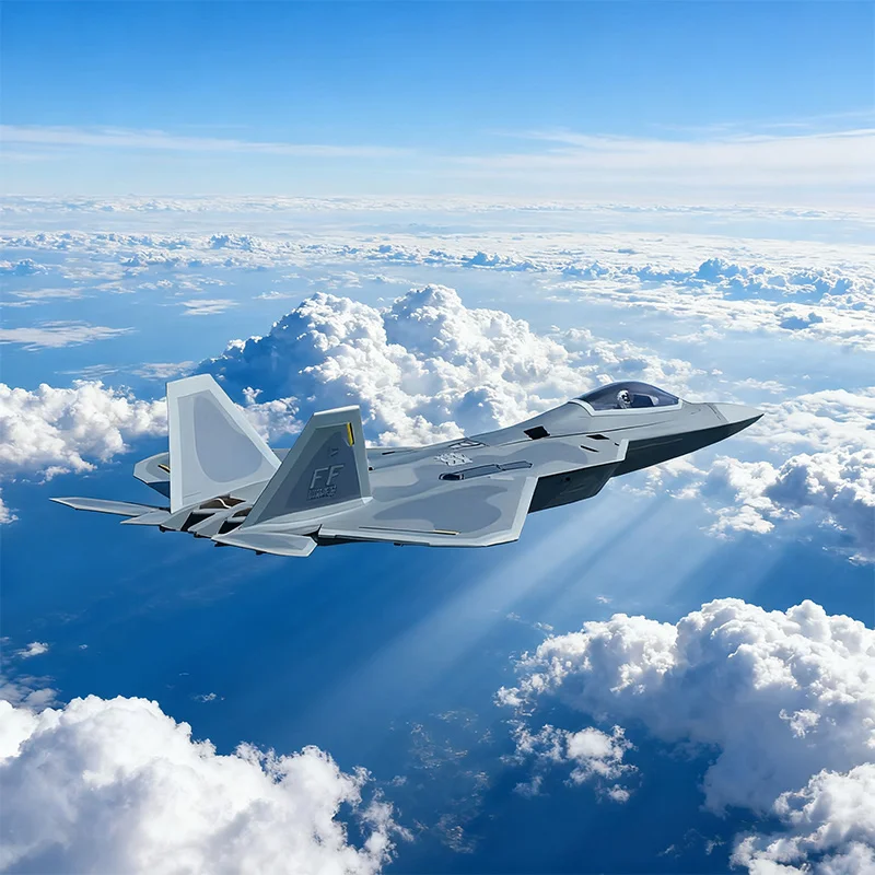 XFly Twin 40mm F-22 Raptor Fighter 4 Channel 4S Simulated Electric Ducted Model Remote Control Aircraft F22 PNP Adult Gift