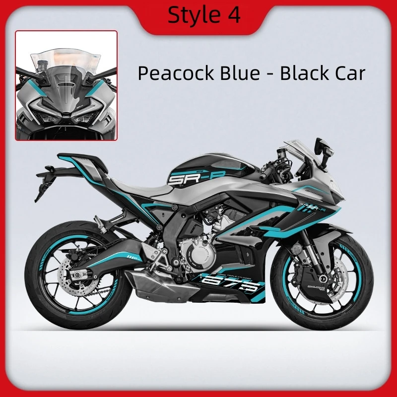 For CFMOTO 675SR‑R 24 Model PVC Full‑Body Motorcycle Decals Decorative Paint Guard Stickers Anti‑Peeling Mod Accessories