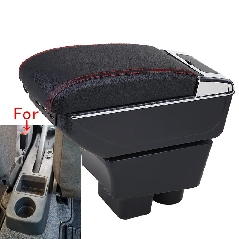 For Skoda FABIA Armrest For Skoda Fabia II 2 2008-2014 Car Armrest box Retrofit parts Storage Box Interior Parts Car Accessories