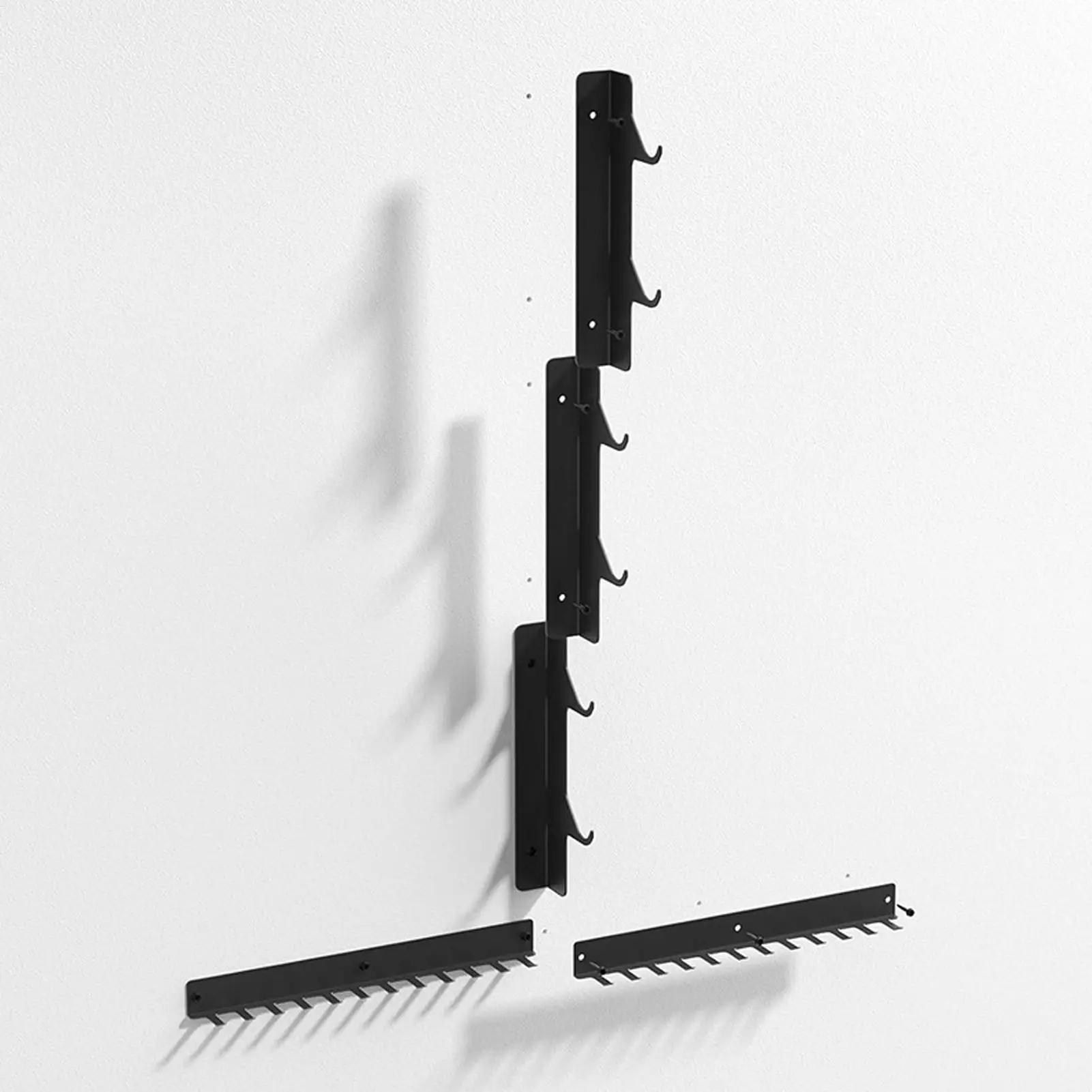 

Стойка для спортзала для перекладины, 5-компонентный компактный настенный держатель, насадки для тренажера, держатель для эспандеров, прыжок