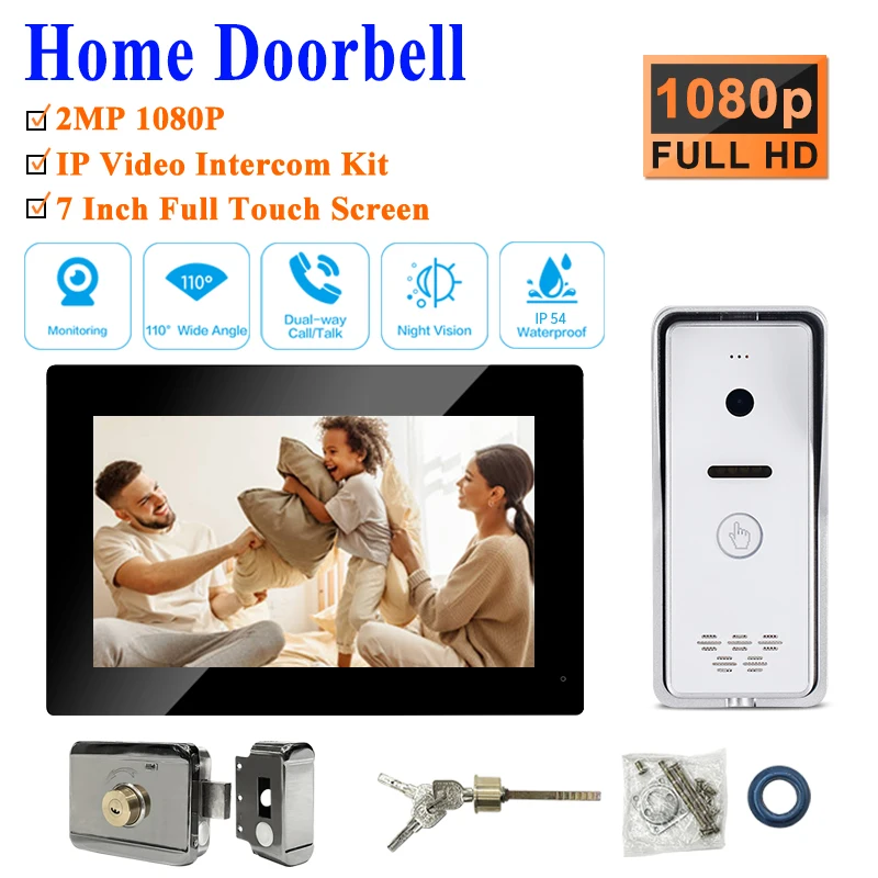 

Superior Quality New Home Welcome Doorbell Intelligent Doorbell Waterproof 150M Remote Eu Au Uk Us Plug Smart Door Bell