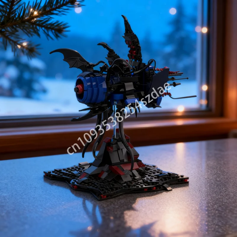610 قطعة MOC نموذج الرعب الكوني اللبنات العمارة هدية الكريسماس تجميع اللعب لتقوم بها بنفسك فكرة إبداعية التعليم للأطفال #1