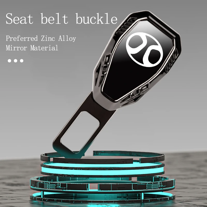 

Car Seat Laser Metal Safety Belt Buckle Extension Plug Buckle For Baic X25 X35 X55 X65 D50 Q25 Q35 A6 EV2 Interior Accessories
