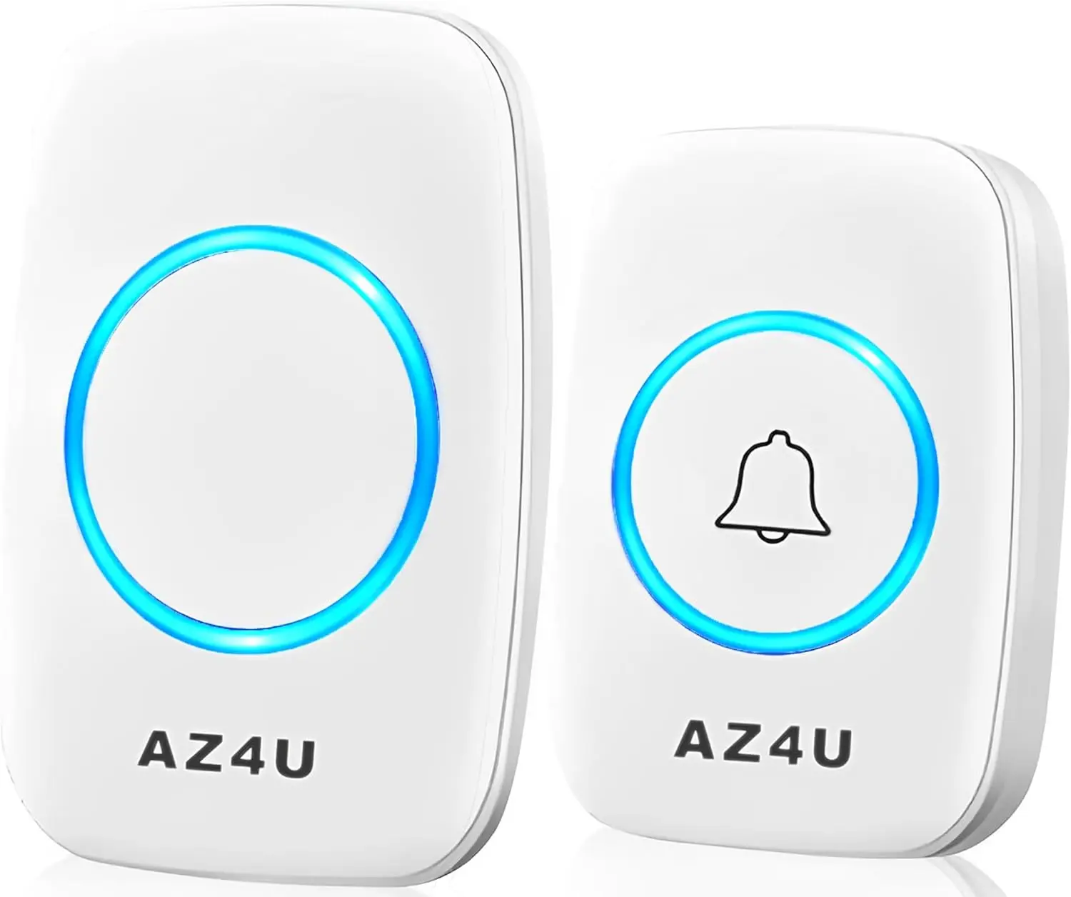 

Wireless Doorbell Kit with 60 Chimes, Battery Powered Receiver, Long Range 1000 ft for Home