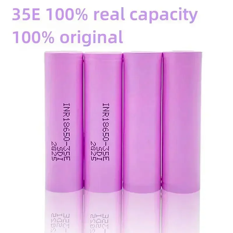 جديد 1800mAh 3.7V 100% حقيقية 18650-35E 1800mAh 3.7V 20A قابلة للشحن 18650 بطارية ليثيوم أيون للعب أدوات كهربائية مصباح يدوي