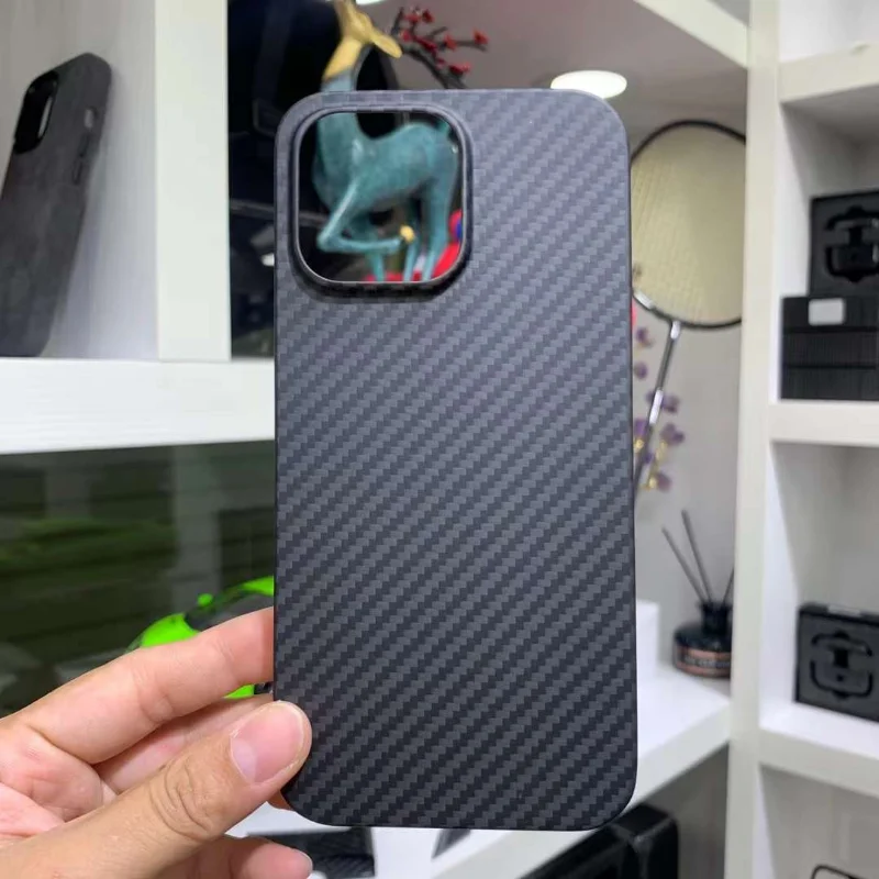 For IPhone14/14Pro /14Pro Max Case Carbon Fiber with Magnetic Suction Wireless Charging for IPhone14Plus 14Pro Max Business Case