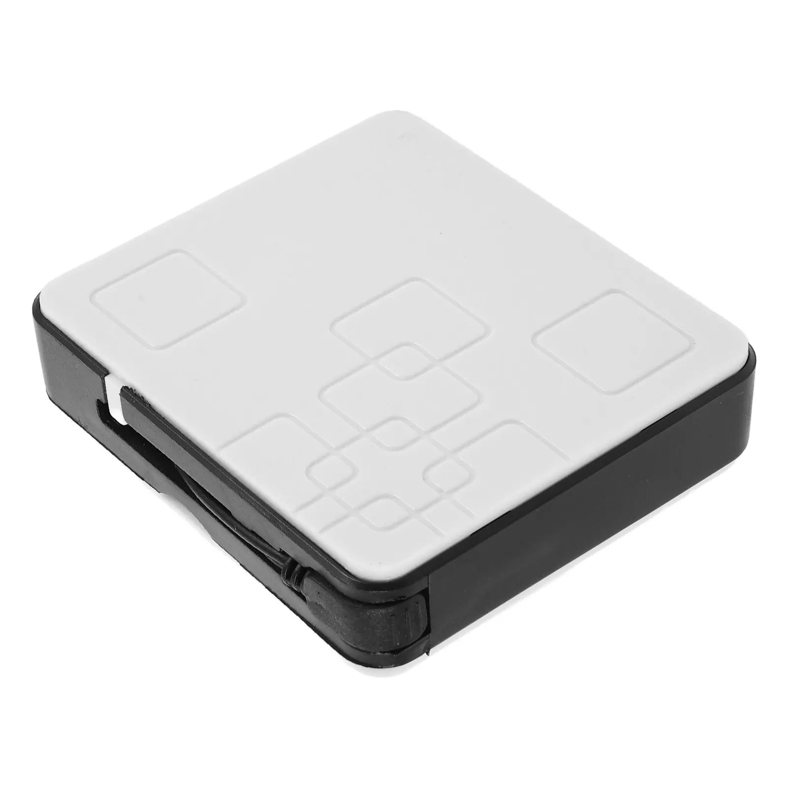 Electronic Safe Battery Box 6V 4Aa Holder Round Dc Plug Plastic Compact External Power Supply Backup Battery Case for Keypad