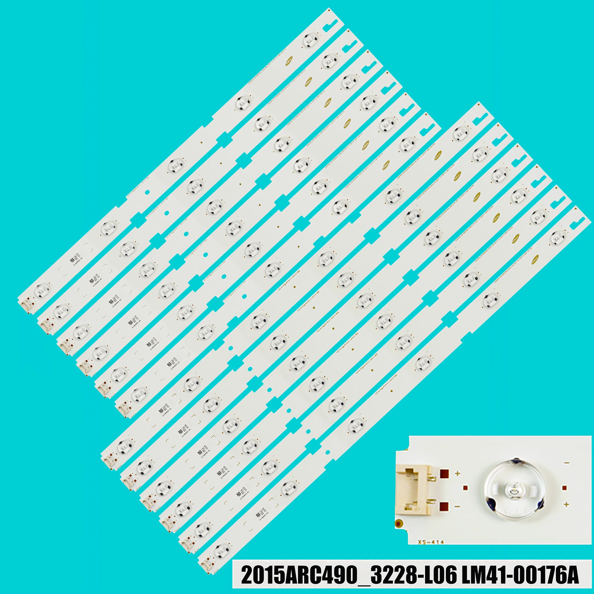 

LED Strip For 49VLE6625BP ZLN60600-AC 49LENZA6627 49VLE6565BL ZLP60600 IC-B-HWCR49D640R IC-B-HWCR49D640L LM41-00177A