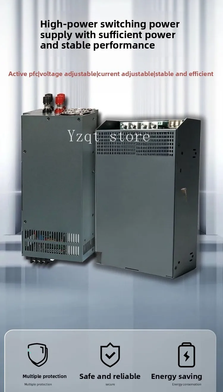 High power supply 1000W1500W1800W2000W3000W12V24V48V60V adjustable DC power supply