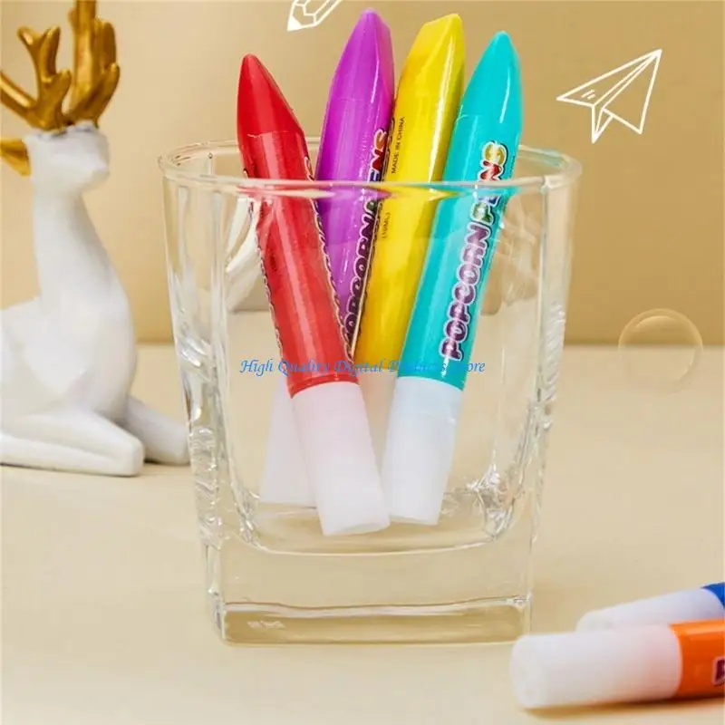 U2JE Bubble Painting Pen Colorful Drawing Pen for Kids Painting Card Making