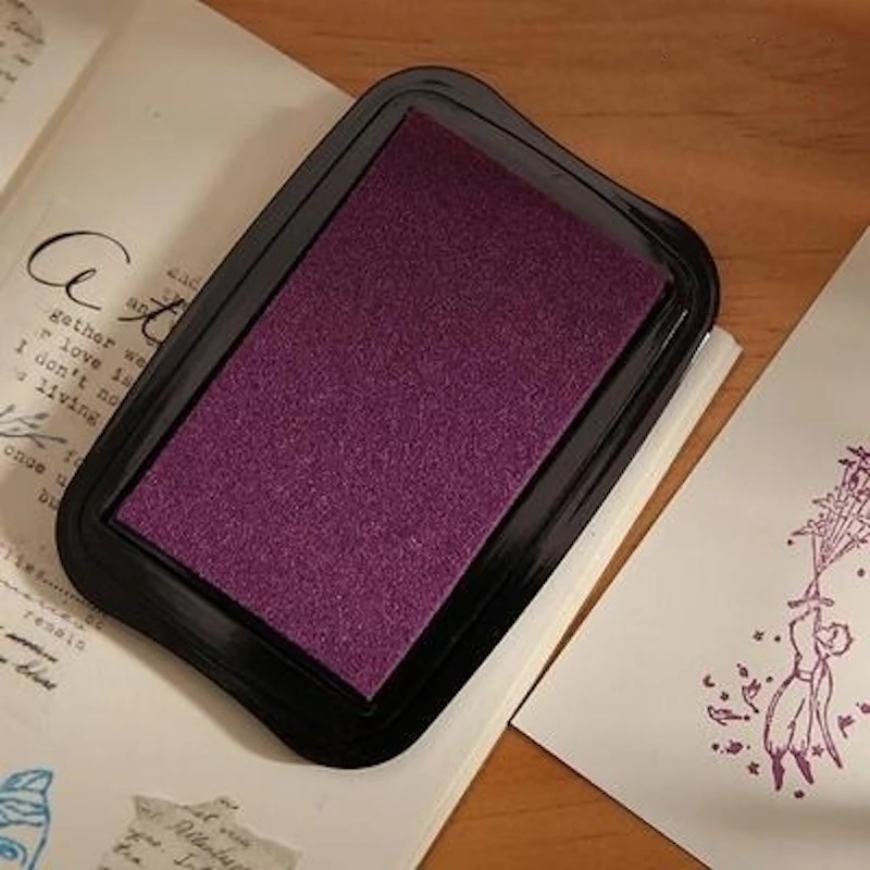 스탬핑 스크랩북 재료에 대한 빈티지 컬러 잉크 패드 큰 크기 스탬프 장식 DIY 취미 잉크 패드