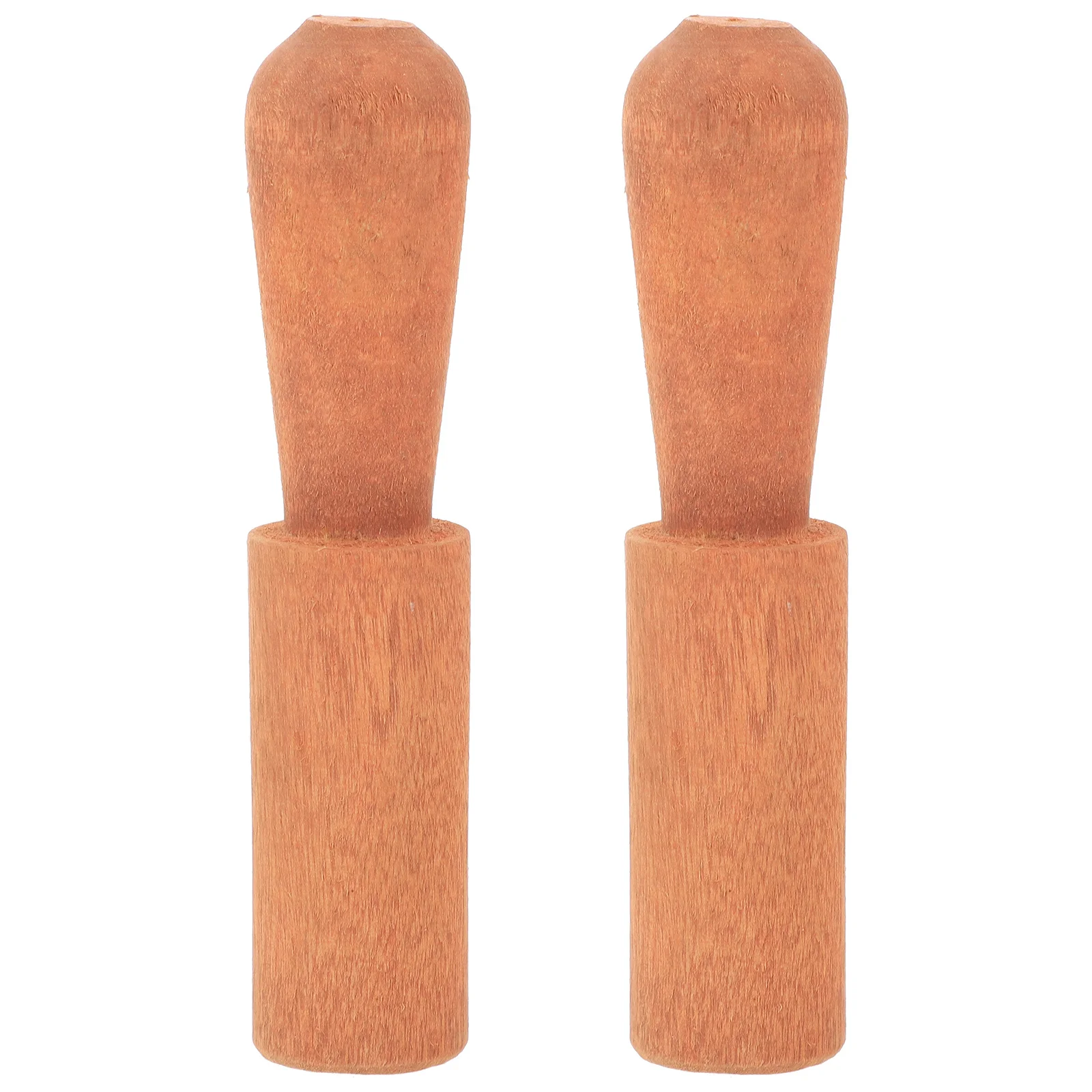 

2Pcs Singing Bowl Mallet Wooden Striker Tibetan Sound Bowl Stick Meditation Yoga Natural Peach Wood Chime for Classroom