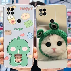 For Xiaomi Redmi 10A Case Fashion Design Soft Silicone Cover For Redmi 10A Redmi10a Clear TPU Phone Shells