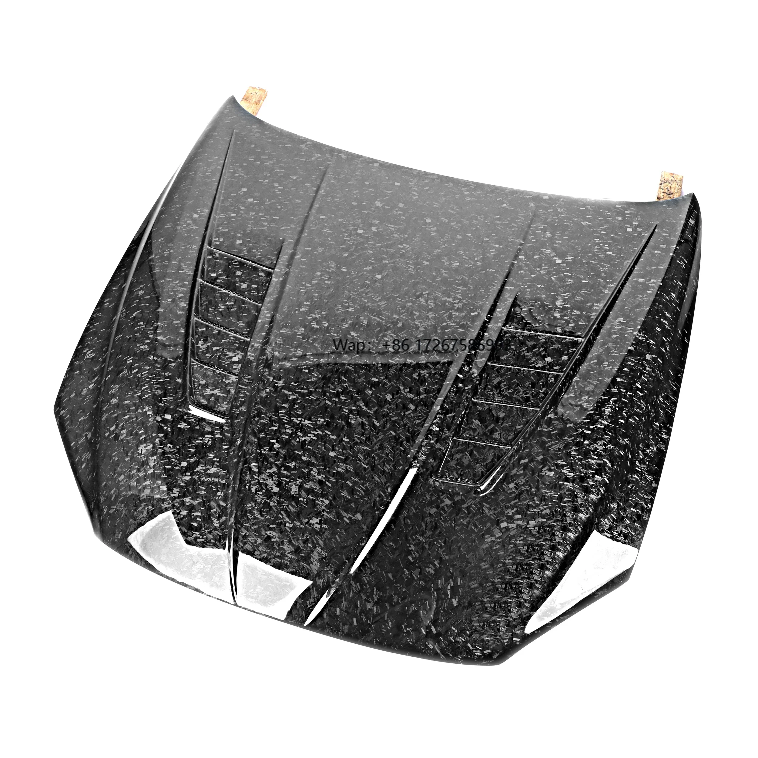 

Кованый карбоновый капот в стиле P для BMW 6 серии F06 F12 F13 M6 2012-2017, передняя крышка капота F06