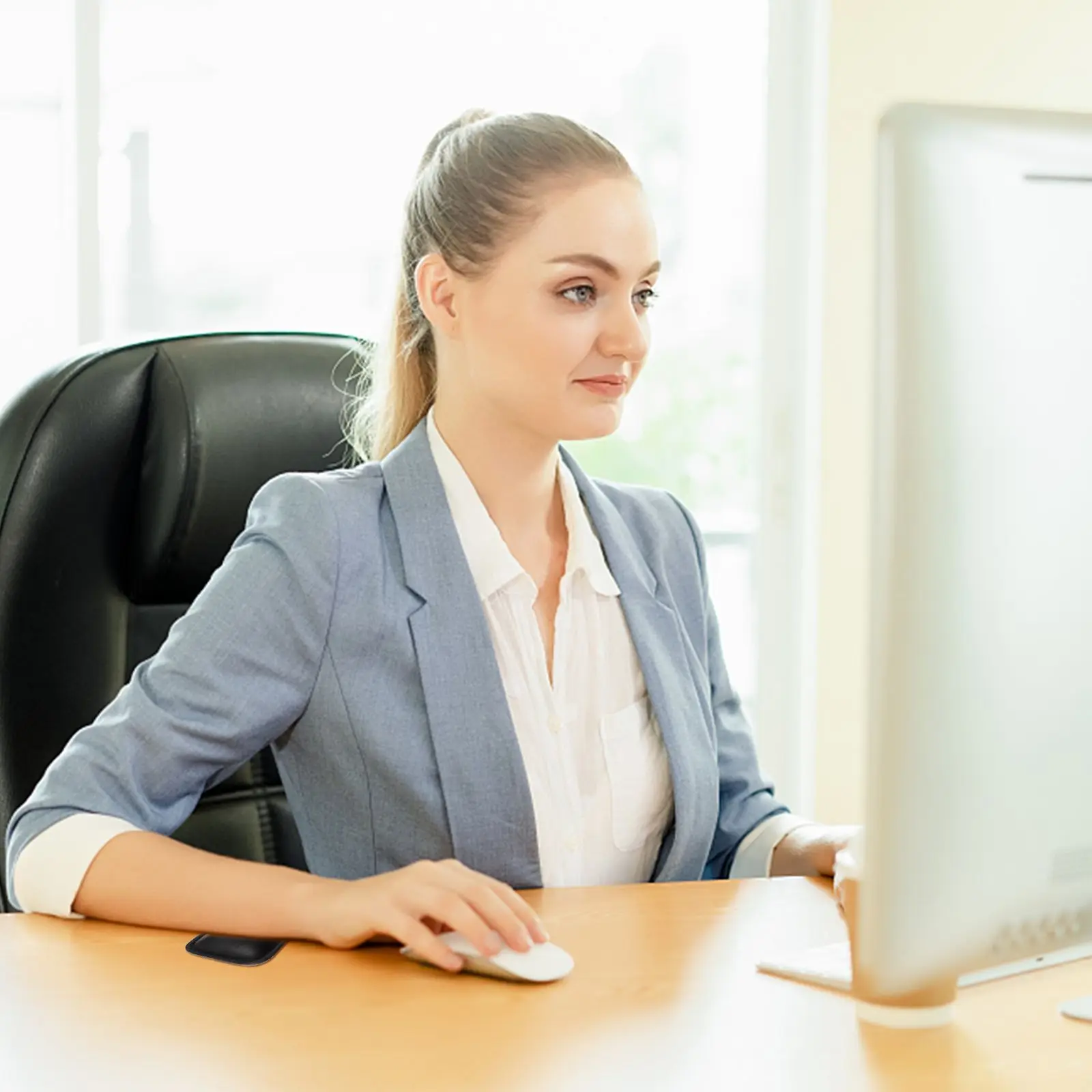 

2pcs Wrist Rest Pad For Mouse Keyboard Ergonomic Support Mat Anti-Slip Office Home Travel Use Fit All Laptops Computer