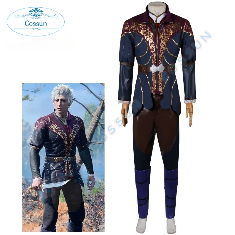 [Customized] Game Baldurs Gate 3 Astarion Cosplay Costume Halloween outfits Women Men New Suit Uniform